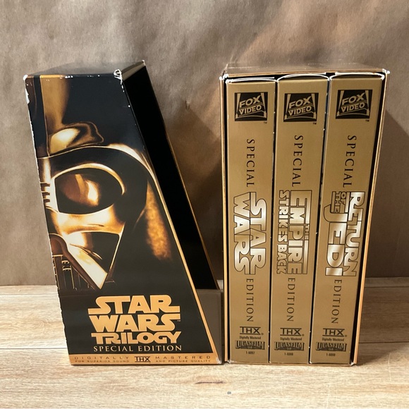 Vtg Star Wars Trilogy Special Edition VHS Tape Empire Strikes Return Jedi Movies - Picture 6 of 6